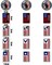 15 PCS Silicone Focal Beads for Pens Characters Veterans Theme Silicone Bead for Keychain Making Beads Bulk for Jewelry Making Bracelet Necklace Handmade Crafts